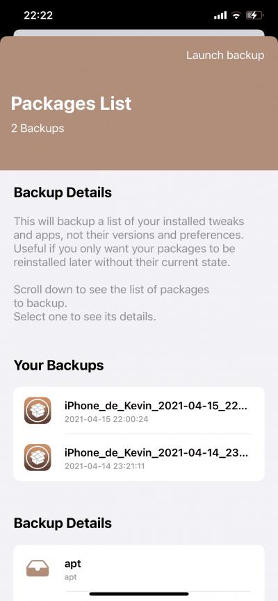 BackupAZ 4 (iOS 13 - 14)